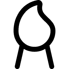 Brush Tip Vertical Icon from Core Line Set