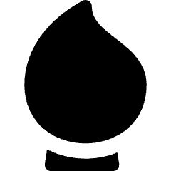 Brush Tip Vertical Icon from Flex Solid Set