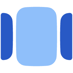 Carousel Horizontal Icon from Plump Flat Set