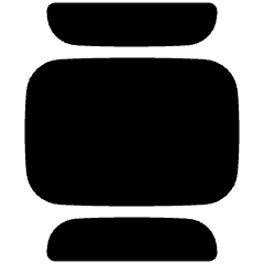 Carousel Vertical Icon from Plump Solid Set
