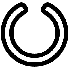 Circle Notch Icon from Plump Line Set