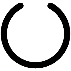 Circle Notch Icon from Core Remix Set