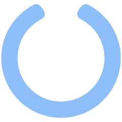 Circle Notch Icon from Plump Flat Set