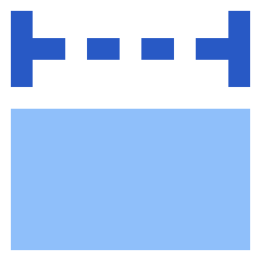 Column Width Icon from Sharp Flat Set