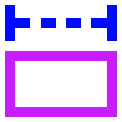 Column Width Icon from Sharp Neon Set