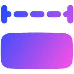 Column Width Icon from Plump Gradient Set
