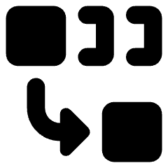 Combine Icon from Core Solid Set