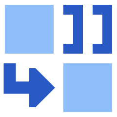 Combine Icon from Sharp Flat Set