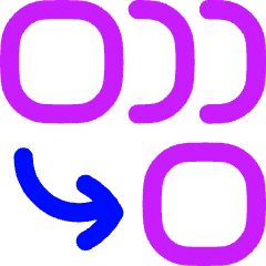 Combine Icon from Flex Neon Set