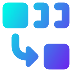 Combine Icon from Core Gradient Set