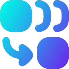 Combine Icon from Flex Gradient Set