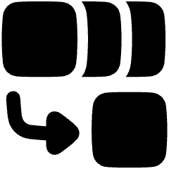 Combine Icon from Plump Solid Set