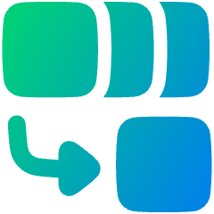 Combine Icon from Plump Gradient Set