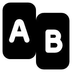 Compare Ab Icon from Core Solid Set