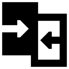 Compare Arrow Icon from Sharp Remix Set