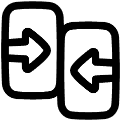 Compare Arrow Icon from Plump Line Set