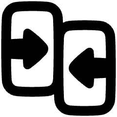 Compare Arrow Icon from Plump Remix Set