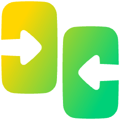 Compare Arrow Icon from Plump Gradient Set