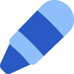 Crayon Diagonal Icon from Flex Flat Set