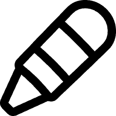 Crayon Diagonal Icon from Flex Line Set