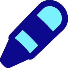 Crayon Diagonal Icon from Flex Pop Set