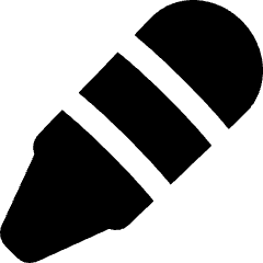 Crayon Diagonal Icon from Flex Solid Set