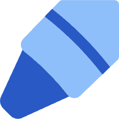 Crayon Tip Diagonal Icon from Flex Flat Set