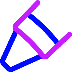 Crayon Tip Diagonal Icon from Flex Neon Set