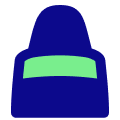 Crayon Tip Vertical Icon from Plump Pop Set