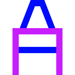 Crayon Tip Vertical Icon from Sharp Neon Set