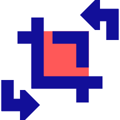 Crop And Rotate Icon from Sharp Pop Set