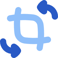 Crop And Rotate Icon from Flex Flat Set