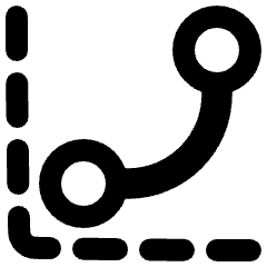Curves Levels Graph Icon from Plump Remix Set