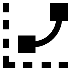 Curves Levels Graph Icon from Sharp Solid Set