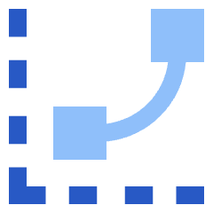 Curves Levels Graph Icon from Sharp Flat Set