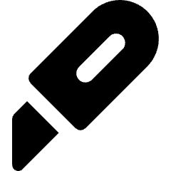 Cutter Icon from Core Solid Set