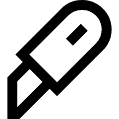 Cutter Icon from Sharp Line Set