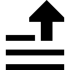 Deploy Rules Icon from Sharp Solid Set