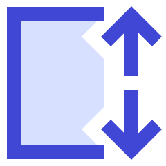 Dimension Vertical Icon from Sharp Duo Set