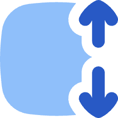 Dimension Vertical Icon from Flex Flat Set