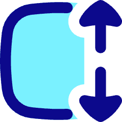 Dimension Vertical Icon from Flex Pop Set
