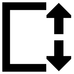 Dimension Vertical Icon from Sharp Remix Set