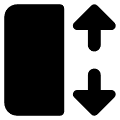 Dimension Vertical Icon from Core Solid Set