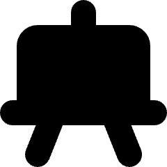 Drawing Board Icon from Micro Solid Set