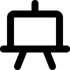 Drawing Board Icon from Micro Line Set
