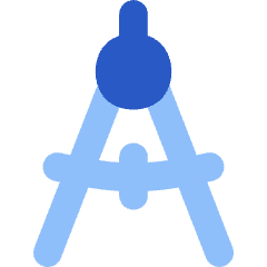 Drawing Compass Icon from Flex Flat Set