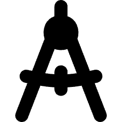 Drawing Compass Icon from Flex Solid Set
