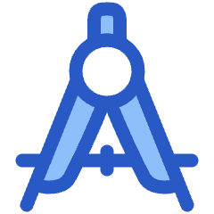 Drawing Compass Icon from Plump Duo Set