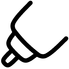 Drawing Pen Tip Diagonal Icon from Plump Line Set