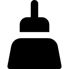 Drawing Pen Tip Vertical Icon from Core Solid Set